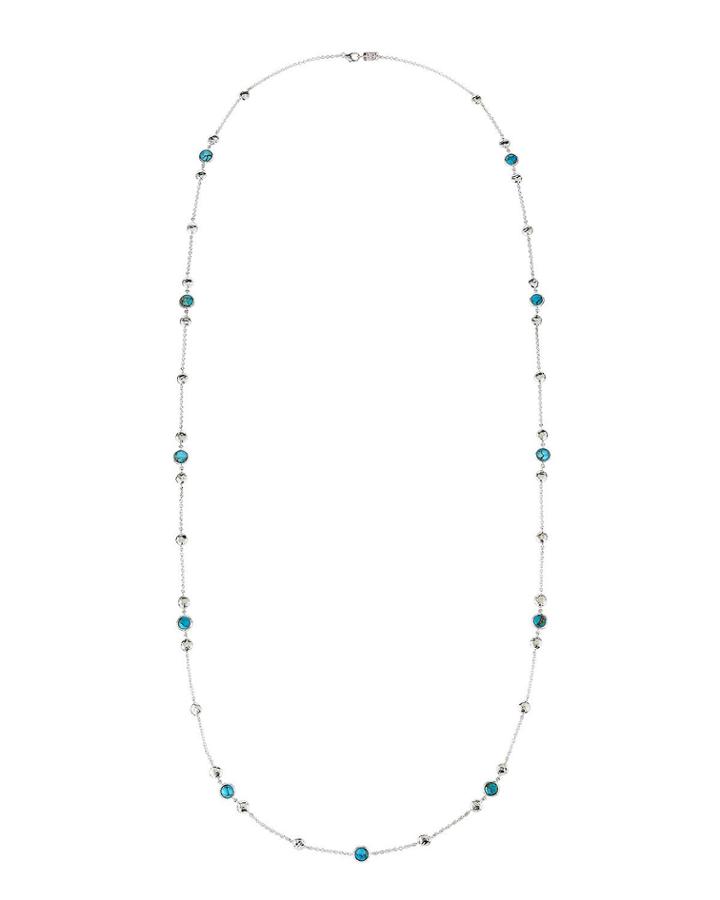 925 Rock Candy&reg; Medium-station Necklace In Bronze Turquoise,