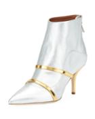 Madison Two-tone Metallic Booties