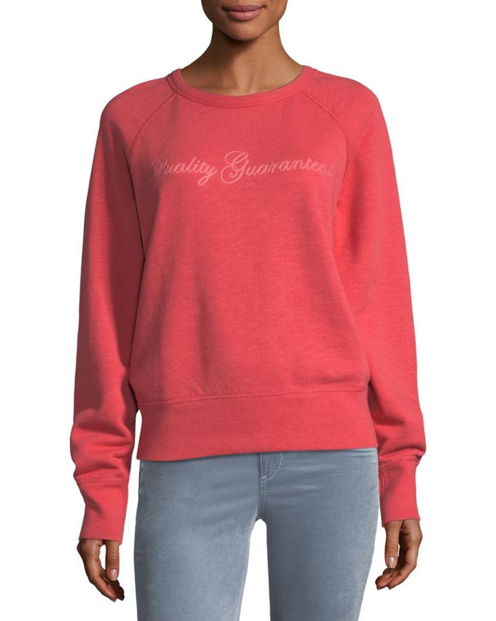 The Raglan Qg Chain-stitch Cotton