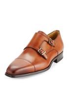 Cap-toe Leather Double-monk