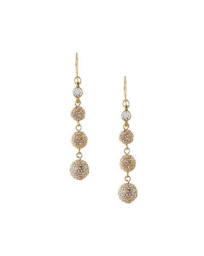 Fireball Multi-drop Earrings, Gold