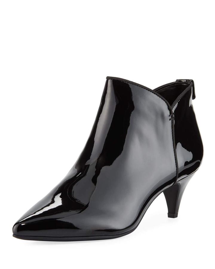 Kerri Pointed Patent Booties
