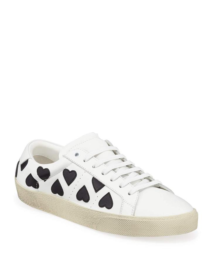 Leather Heart Low-top