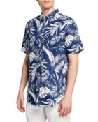 Men's Jack Leaf-print Short-sleeve