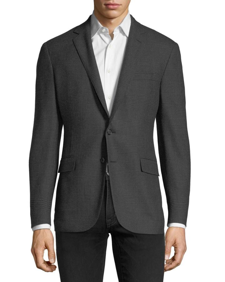 Tonal Plaid Wool