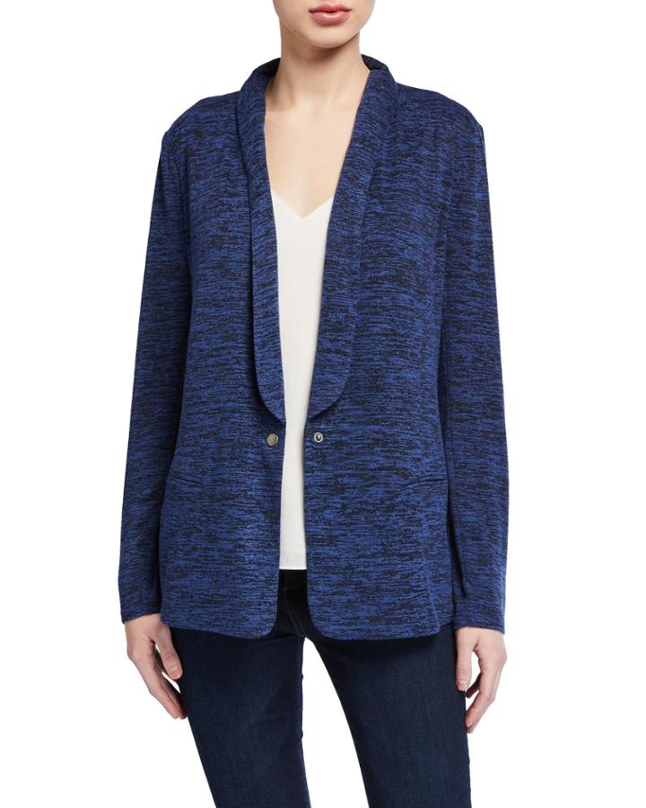 Every Occasion Melange Knit Blazer Jacket