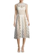 Glengarry Sleeveless Lace Cocktail Dress