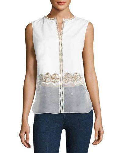 Karma Sleeveless Paneled Blouse