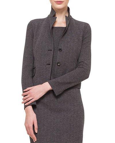 Cashmere-blend Herringbone Jacket