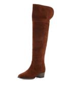Clara Suede Over-the-knee Boot