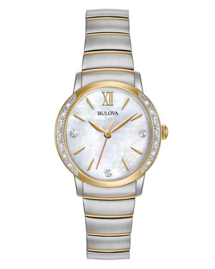 28mm Two-tone Bracelet Watch With Diamonds