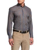 Men's Gingham Check Cotton