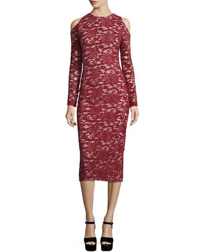 Laila Cold-shoulder Floral-lace
