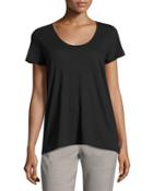Scoop-neck Relaxed Tee