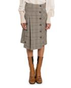 Button-front Pleated