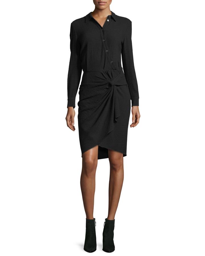 Wren Long-sleeve Twist-skirt