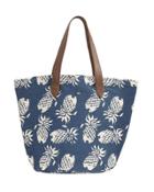Pineapple-print Sea Grass-lined Tote