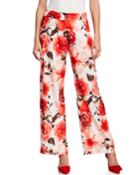 Floral Woven Pull-on Pants