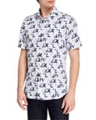 Men's Exclusive Typographic Short-sleeve
