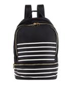 Brody Striped Nylon Backpack
