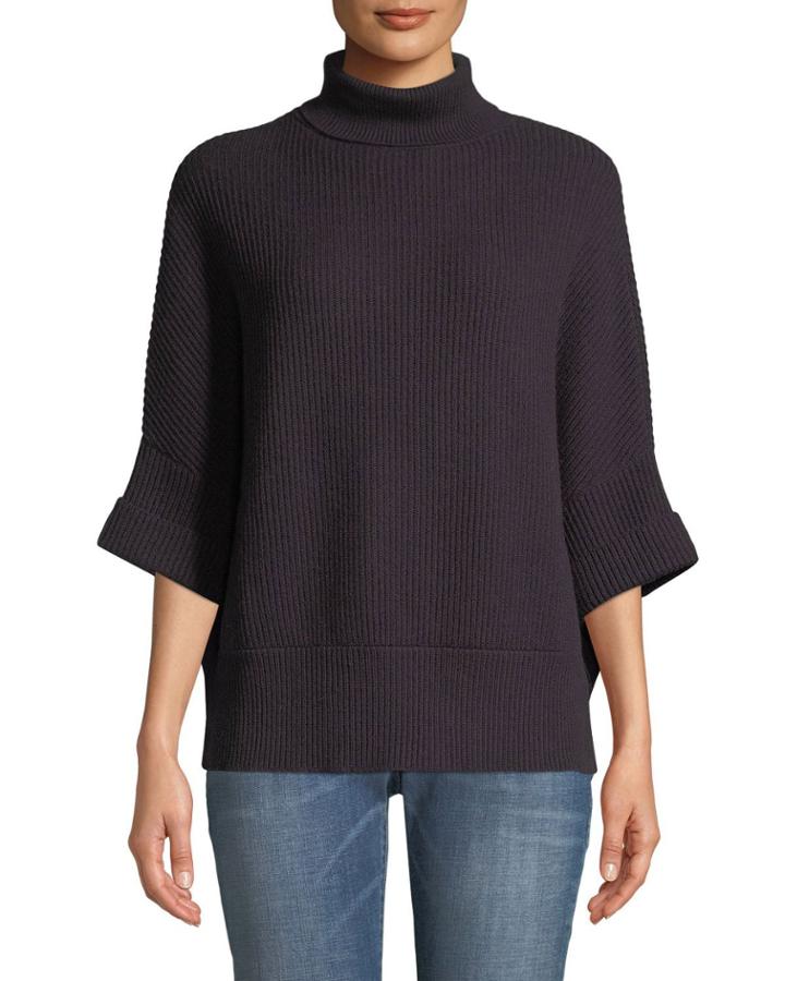 English Rib Turtleneck