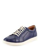 Quincy Sport Oxford Ii Leather Sneaker, Marine Blue/peacoat