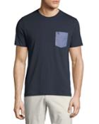 Men's Chambray-pocket T-shirt