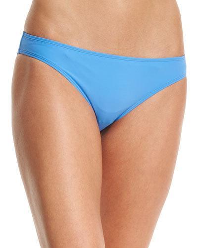 Laurito Solid Hipster Swim Bottom, Blue Dusk