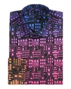 Men's Reuben Multicolor Circles Poplin
