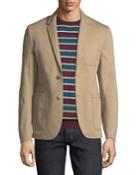 Patch-pocket Sport Jacket, Beige