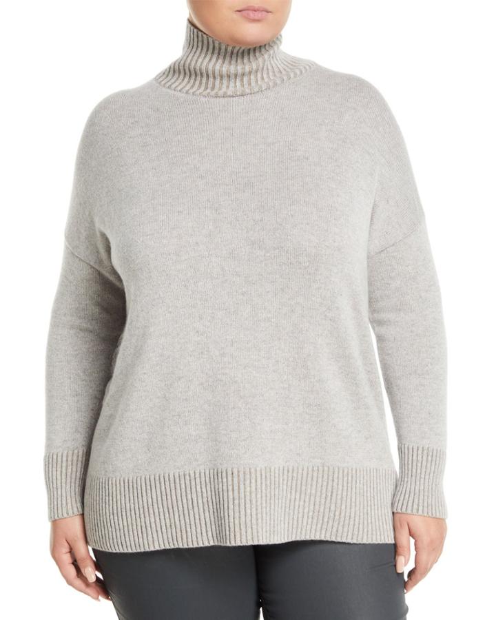 Vanise Cashmere Turtleneck Sweater,