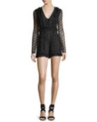 Samira V-neck Dotted Illusion