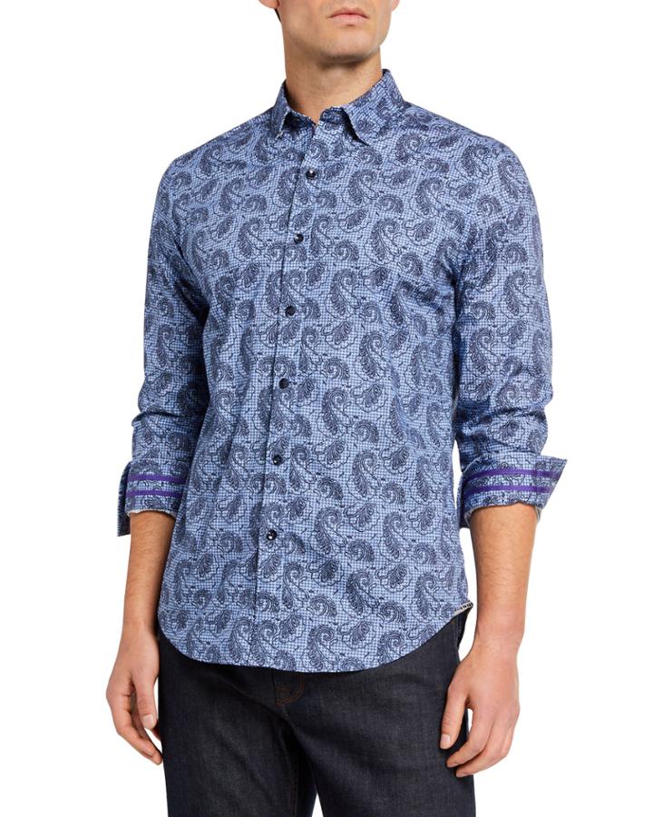 Men's Tailored-fit Merriwether Long-sleeve