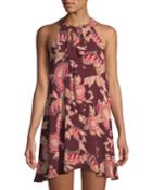 Tess Tie-neck A-line Dress