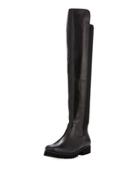 Ronda Tall Leather Stretch Combo Boot