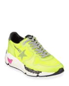 Neon Suede Runner