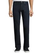 Straight-leg Denim Jeans, Blue