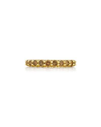 18k Champagne Diamond Eternity Ring