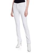 Nico Mid-rise Cigarette Jeans With Grommets