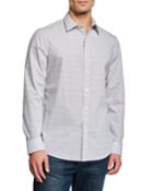 Men's Long-sleeve Distress Dot