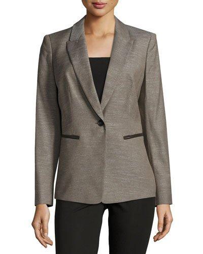 Stelly Wool-blend Jacket, Granite