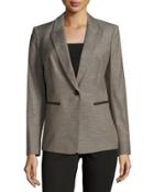 Stelly Wool-blend Jacket, Granite