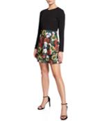Tiered Long-sleeve Floral