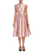 Farrah Beaded Mikado Belted