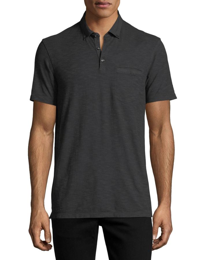 Cotton Slub Jersey Polo