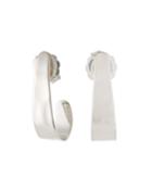 925 Senso Onda Tapered Hoop Earrings