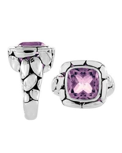 Kali Square Amethyst Ring,