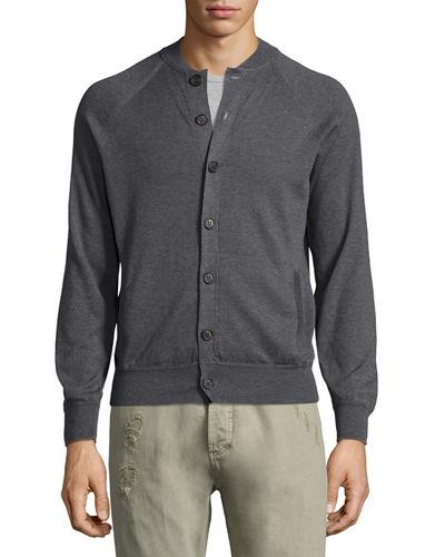 Cotton Bomber Cardigan