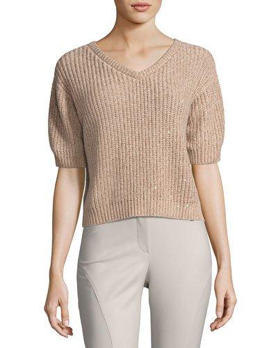 Cashmere-blend Half-sleeve