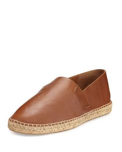 Tucker Leather Espadrille,